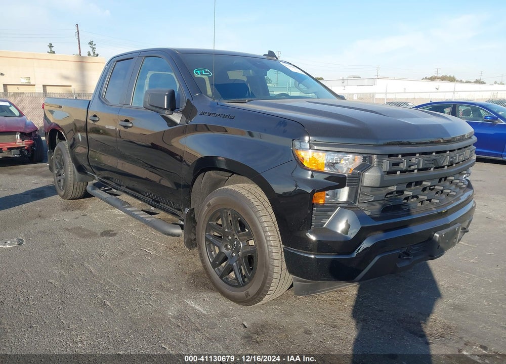2024 CHEVROLET SILVERADO 1500 2WD DOUBLE CAB STANDARD BED CUSTOM VIN: 1GCRABEK7RZ144602