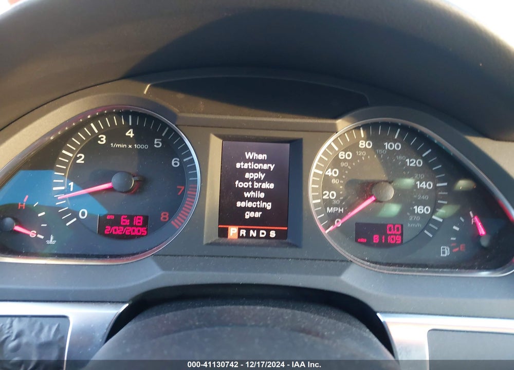 2006 AUDI A6 4.2 VIN: WAUEL74FX6N069226