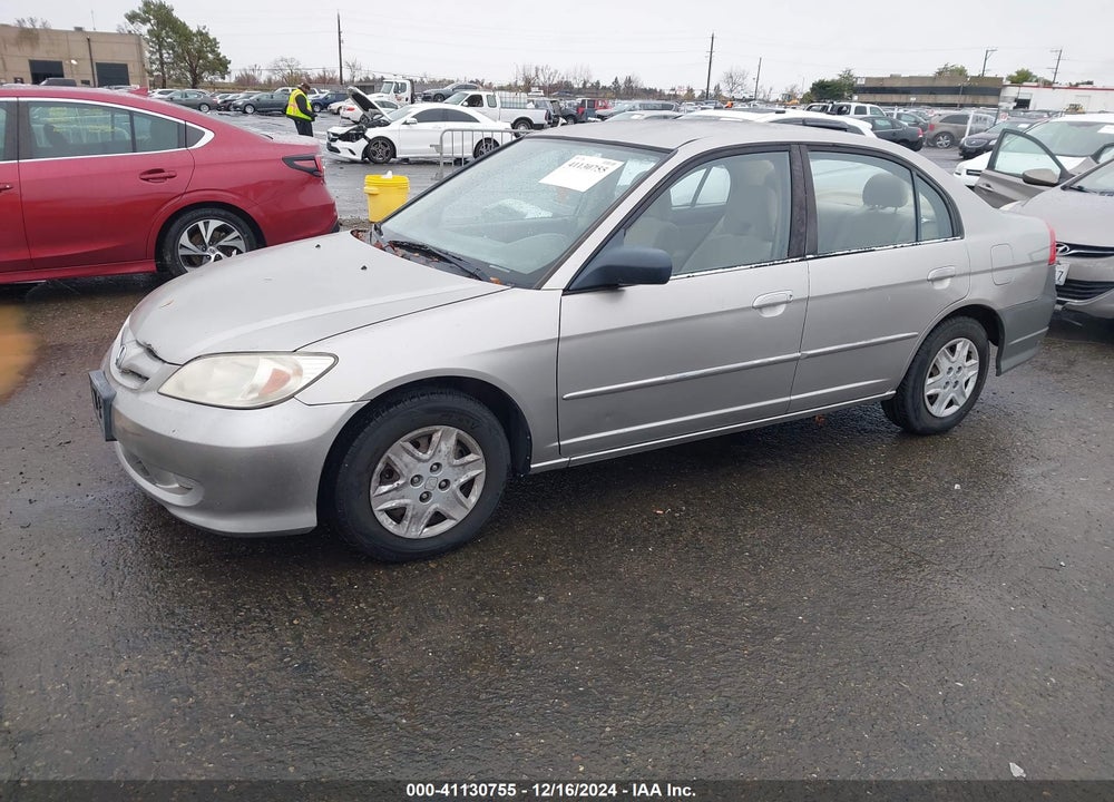 2004 HONDA CIVIC LX VIN: JHMES16504S002445