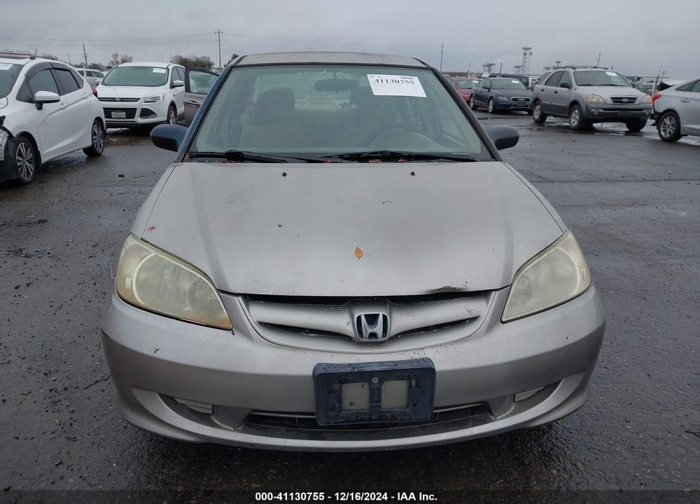2004 HONDA CIVIC LX VIN: JHMES16504S002445