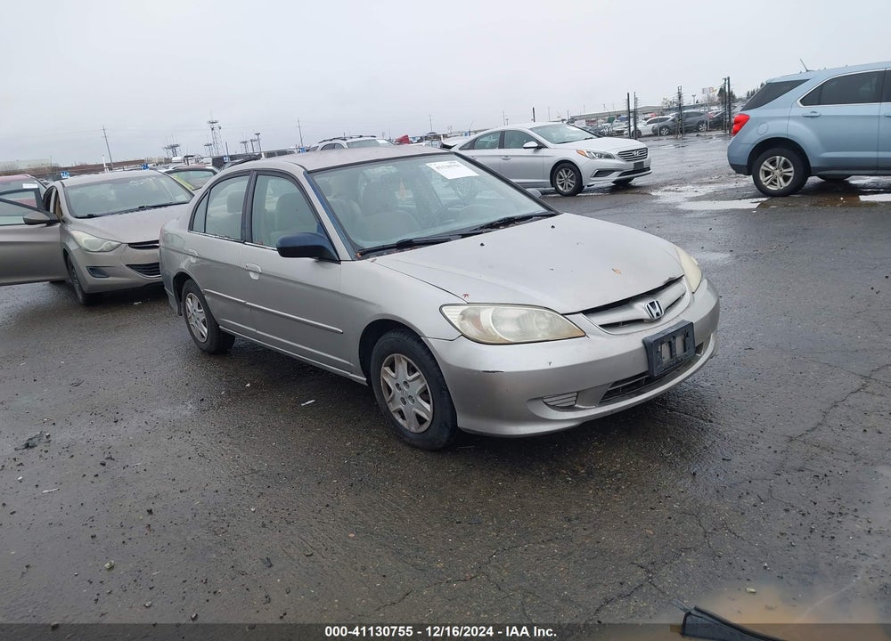 2004 HONDA CIVIC LX VIN: JHMES16504S002445