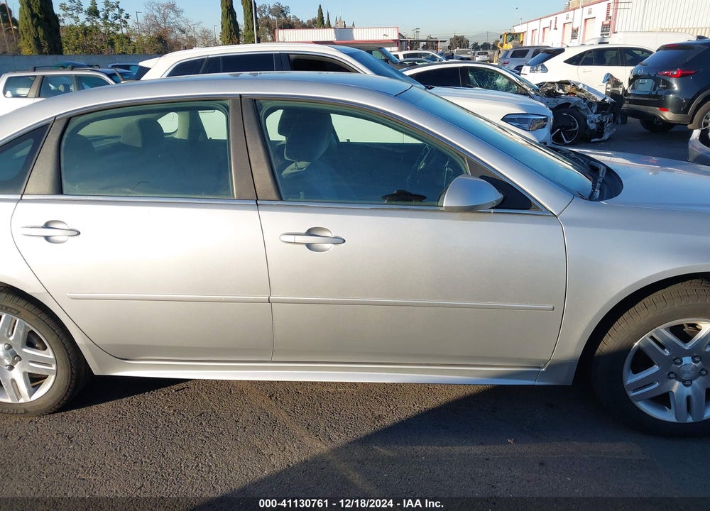 2012 CHEVROLET IMPALA LT VIN: 2G1WB5E39C1247345