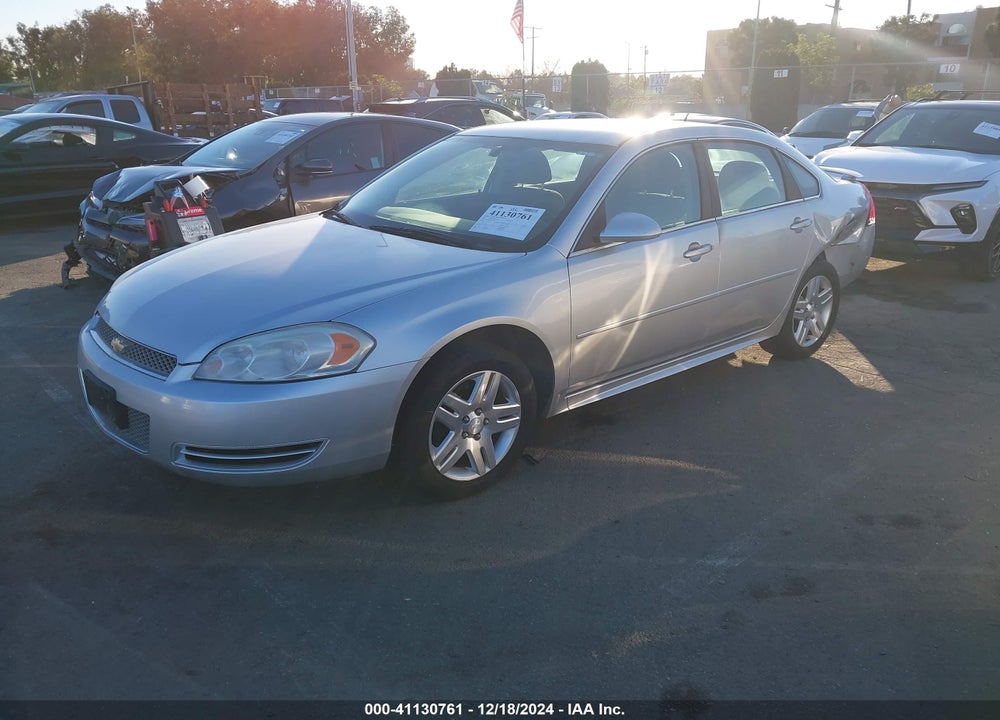 2012 CHEVROLET IMPALA LT VIN: 2G1WB5E39C1247345