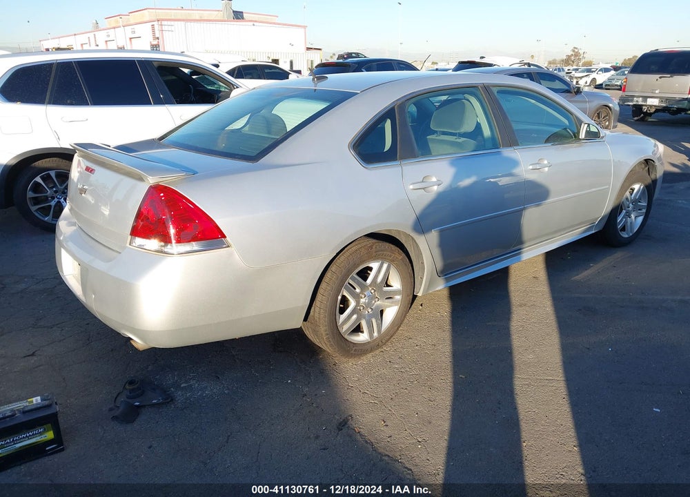 2012 CHEVROLET IMPALA LT VIN: 2G1WB5E39C1247345