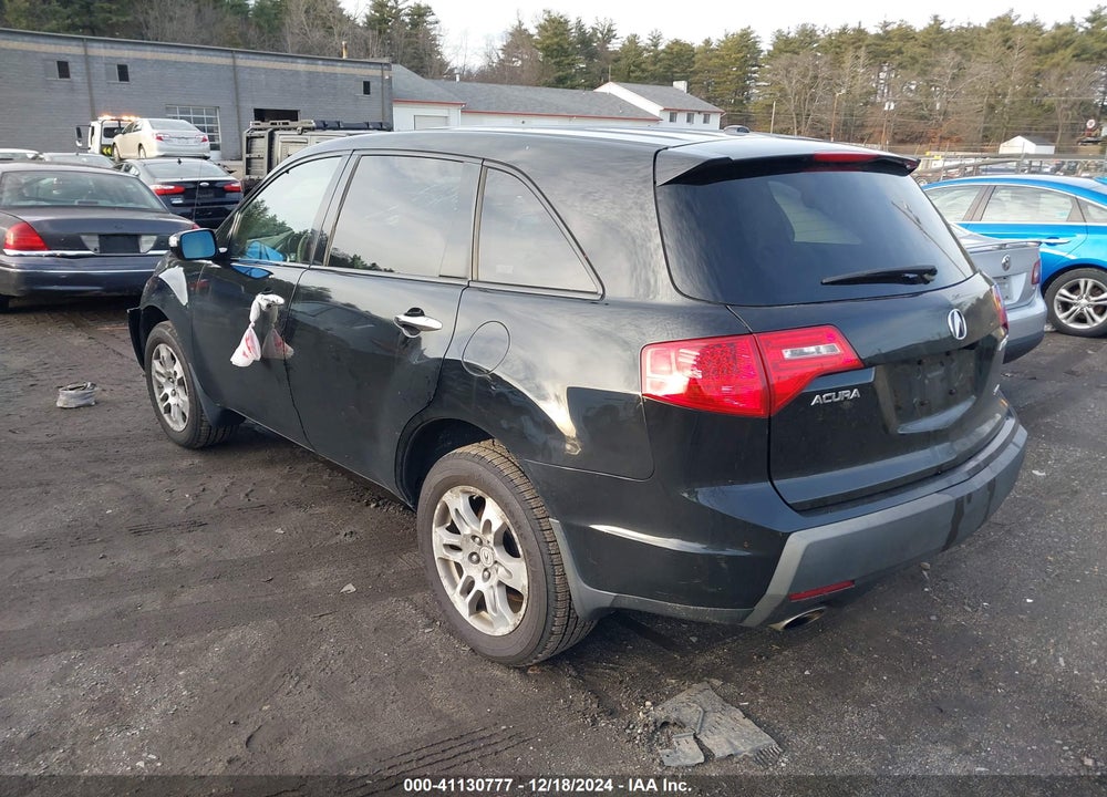 2007 ACURA MDX TECHNOLOGY PACKAGE VIN: 2HNYD283X7H509790