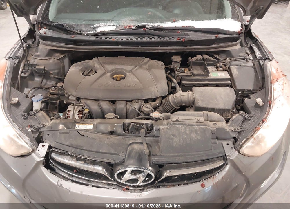 2012 HYUNDAI ELANTRA LIMITED VIN: 5NPDH4AE3CH092708