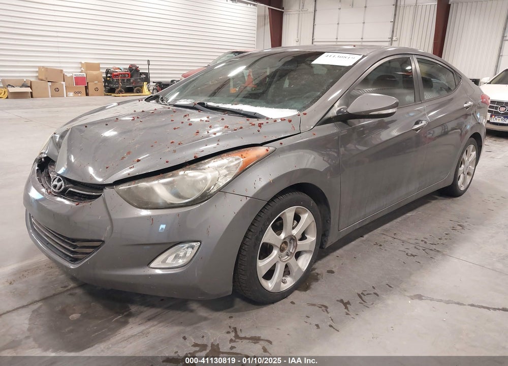 2012 HYUNDAI ELANTRA LIMITED VIN: 5NPDH4AE3CH092708