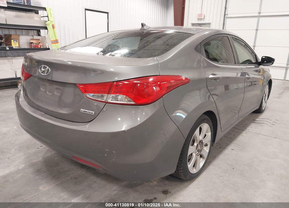 2012 HYUNDAI ELANTRA LIMITED VIN: 5NPDH4AE3CH092708
