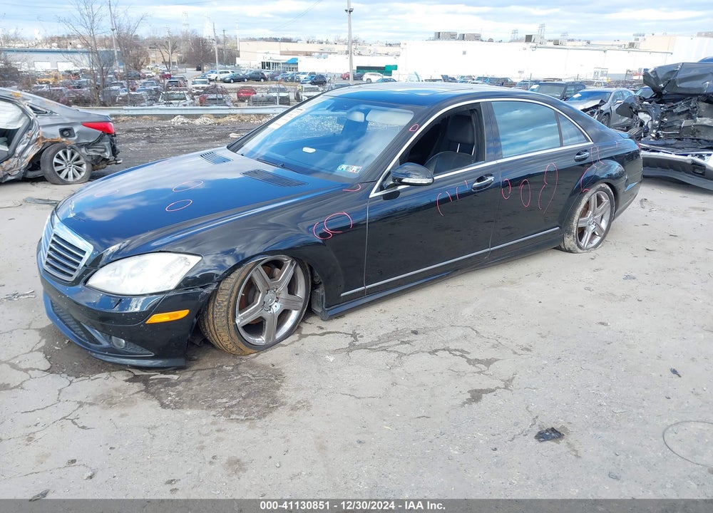 2008 MERCEDES-BENZ S 550 VIN: WDDNG71X38A216815