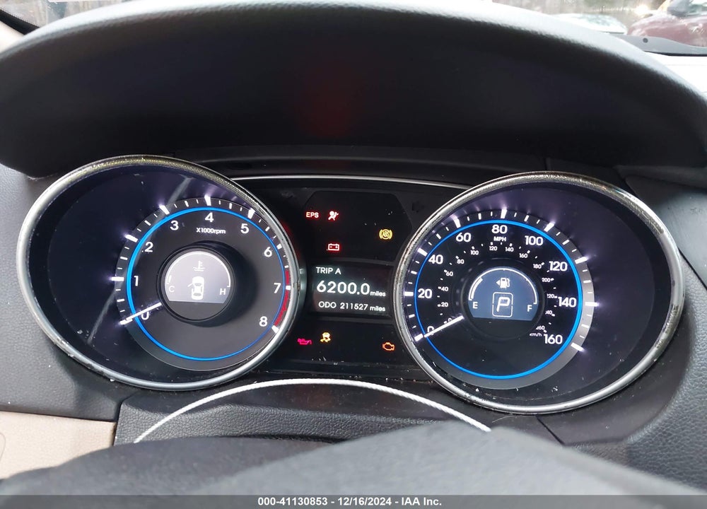 2011 HYUNDAI SONATA GLS VIN: 5NPEB4AC3BH164347