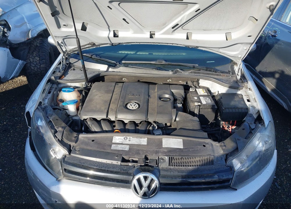 2012 VOLKSWAGEN GOLF 2.5L 4-DOOR VIN: WVWDB7AJ6CW049393