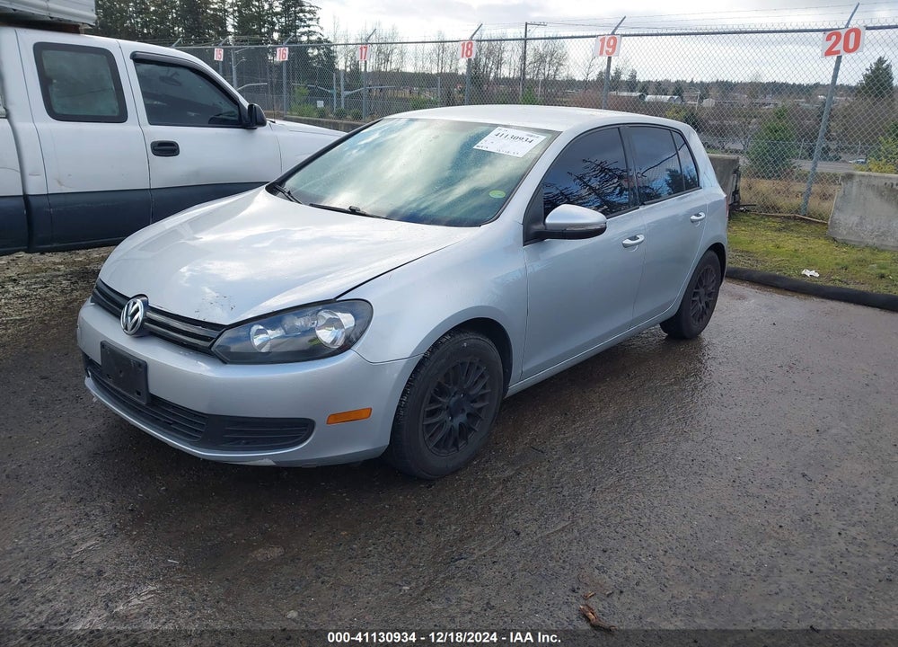 2012 VOLKSWAGEN GOLF 2.5L 4-DOOR VIN: WVWDB7AJ6CW049393