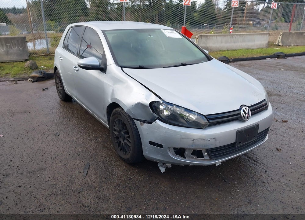 2012 VOLKSWAGEN GOLF 2.5L 4-DOOR VIN: WVWDB7AJ6CW049393