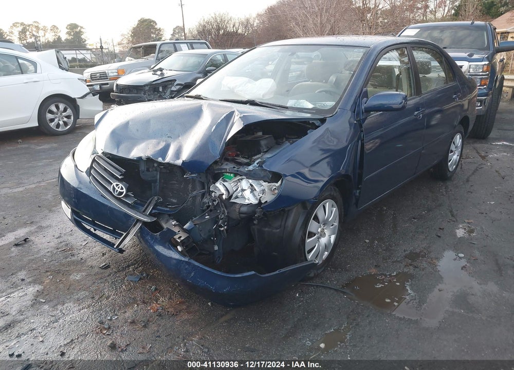 2004 TOYOTA COROLLA LE VIN: 1NXBR32E14Z338459