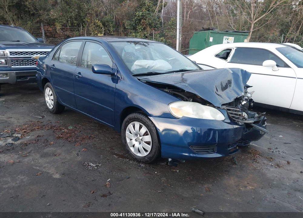 2004 TOYOTA COROLLA LE VIN: 1NXBR32E14Z338459