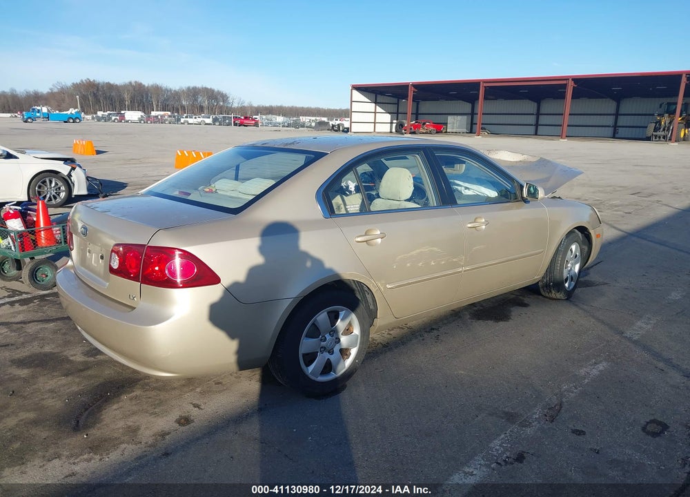2007 KIA OPTIMA LX VIN: KNAGE123775122300