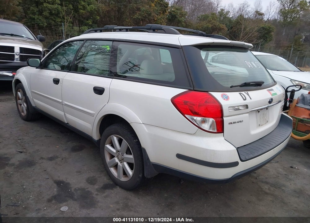 2009 SUBARU OUTBACK 2.5I VIN: 4S4BP61C097314926