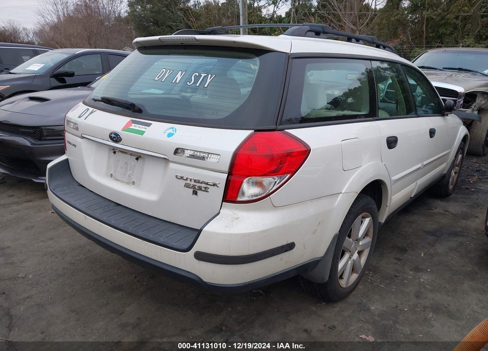 2009 SUBARU OUTBACK 2.5I VIN: 4S4BP61C097314926