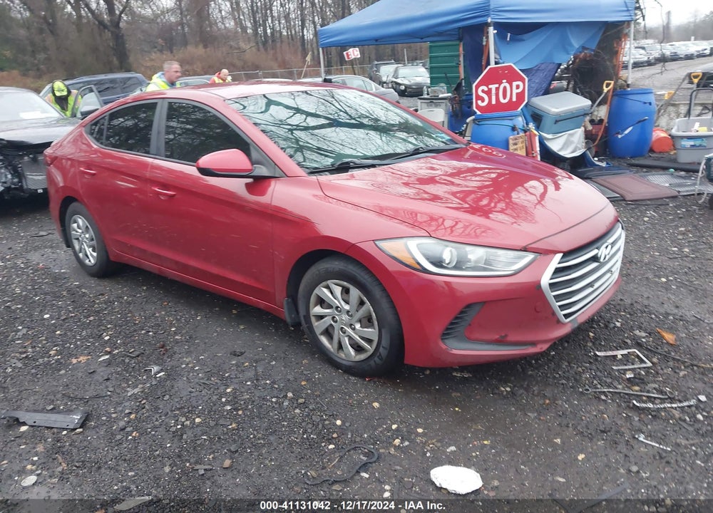 2017 HYUNDAI ELANTRA SE VIN: KMHD74LF1HU377540