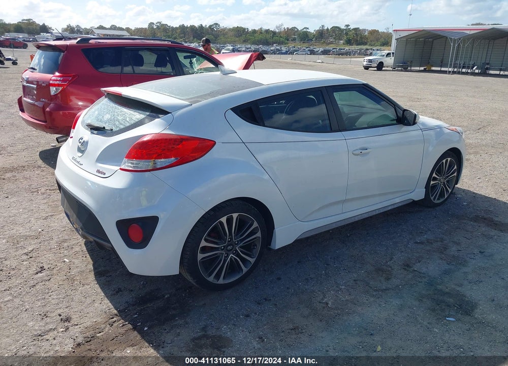2016 HYUNDAI VELOSTER TURBO VIN: KMHTC6AEXGU285726