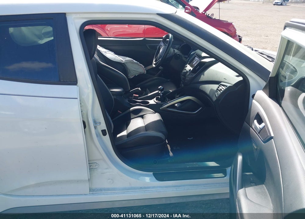 2016 HYUNDAI VELOSTER TURBO VIN: KMHTC6AEXGU285726