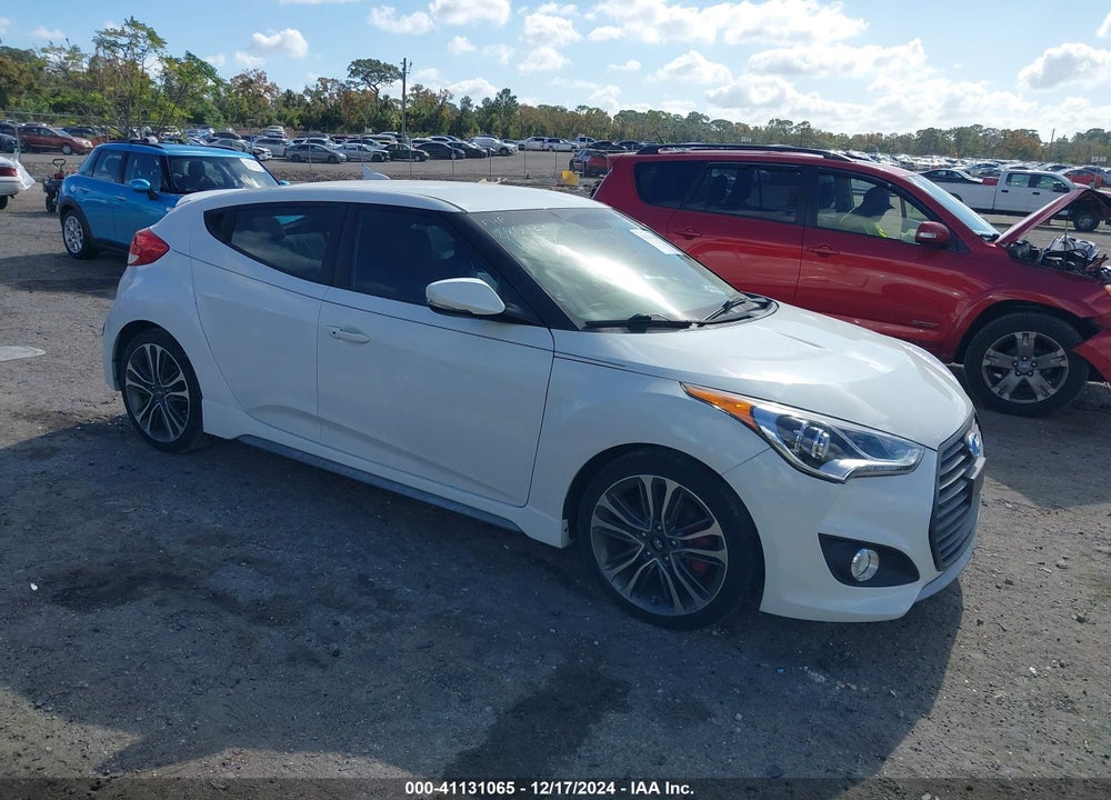 2016 HYUNDAI VELOSTER TURBO VIN: KMHTC6AEXGU285726