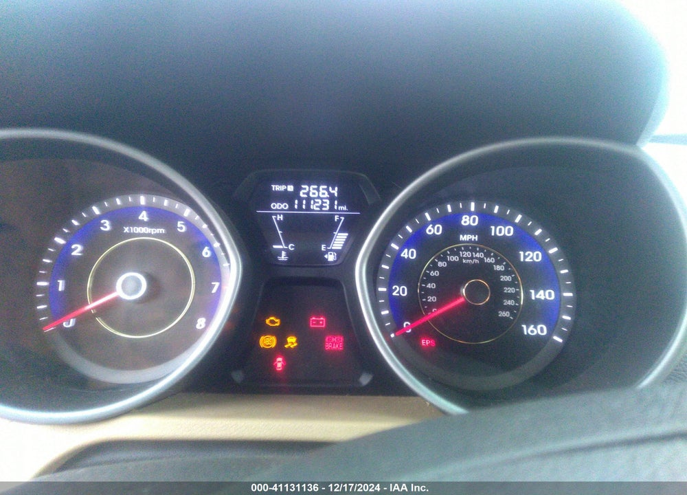 2013 HYUNDAI ELANTRA VIN: KMHDH4AE4DU486575