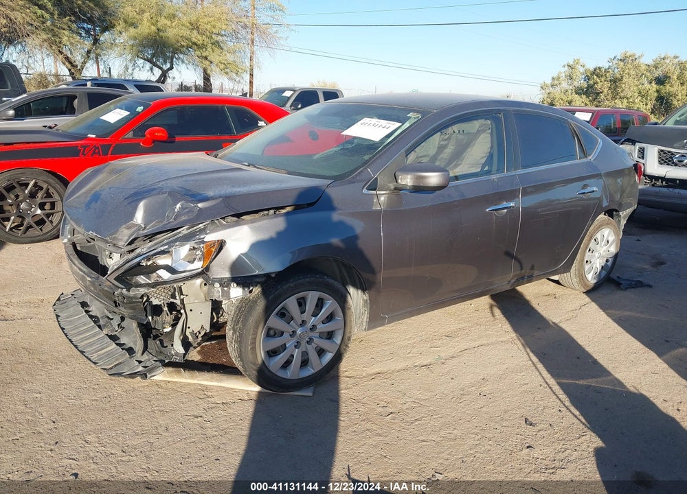 2019 NISSAN SENTRA S VIN: 3N1AB7AP1KY263452