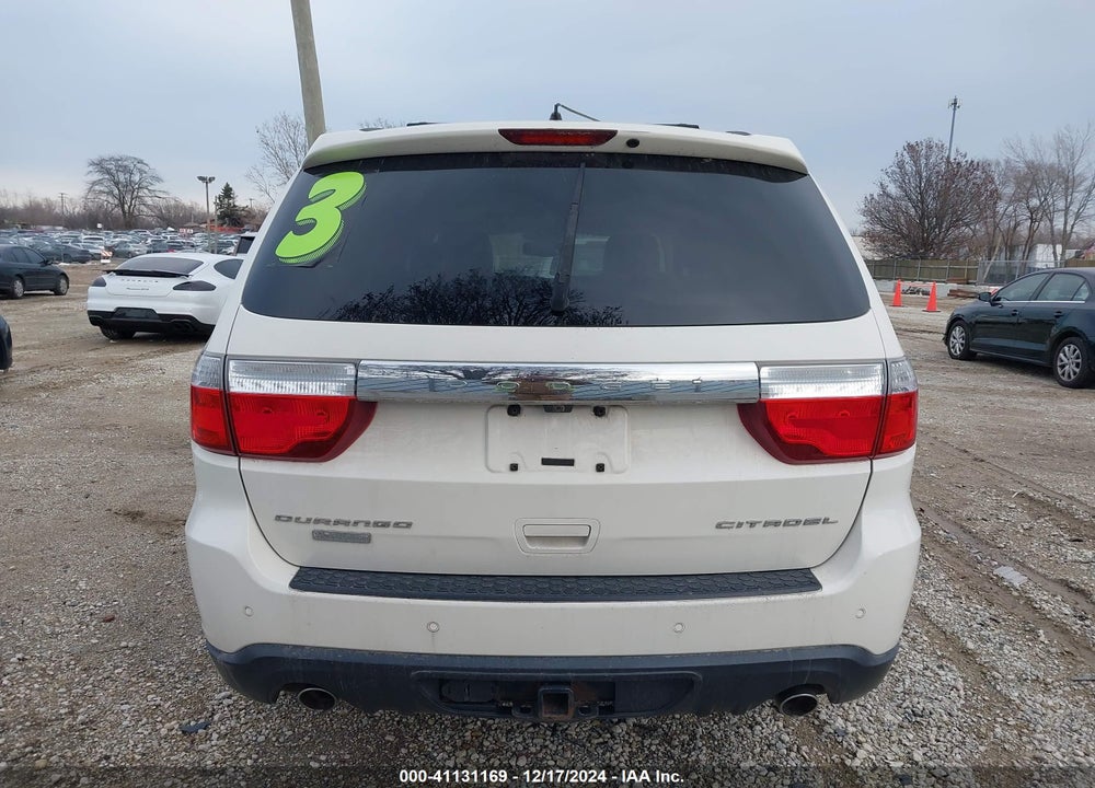 2011 DODGE DURANGO CITADEL VIN: 1D4SD5GTXBC663932