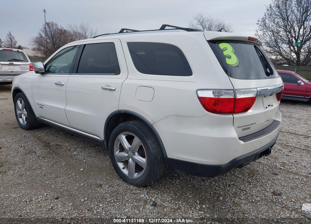 2011 DODGE DURANGO CITADEL VIN: 1D4SD5GTXBC663932