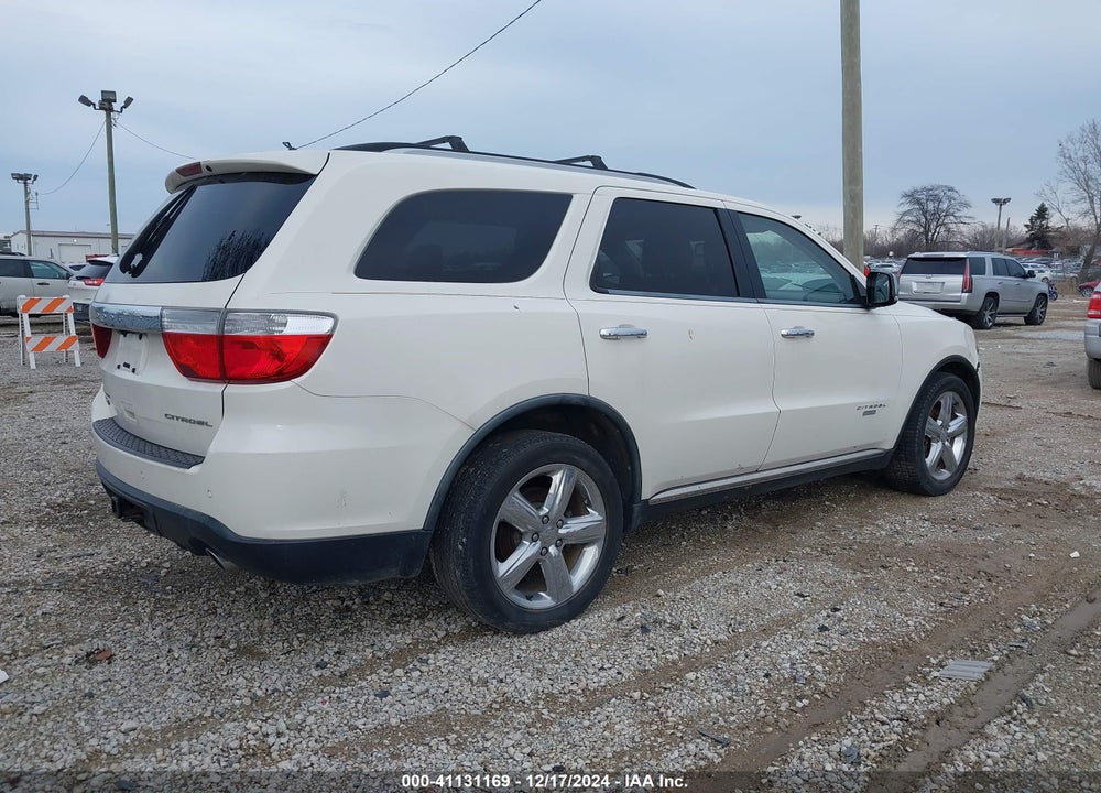 2011 DODGE DURANGO CITADEL VIN: 1D4SD5GTXBC663932