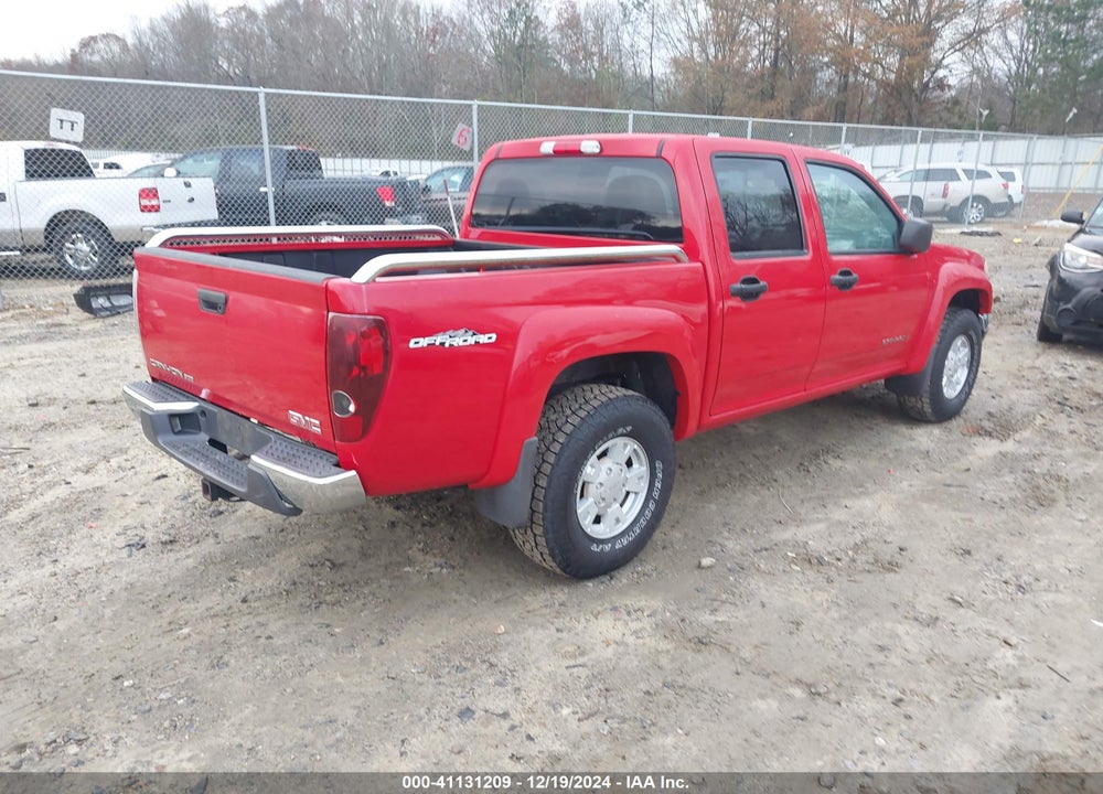 2004 GMC CANYON SLE VIN: 1GTDS136848150995