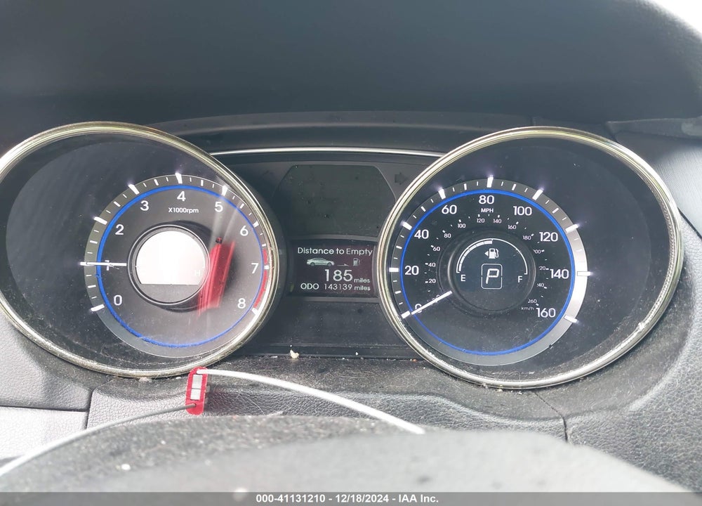 2012 HYUNDAI SONATA GLS VIN: 5NPEB4AC2CH494806