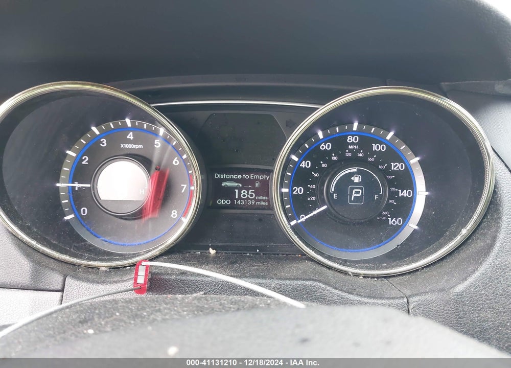 2012 HYUNDAI SONATA GLS VIN: 5NPEB4AC2CH494806