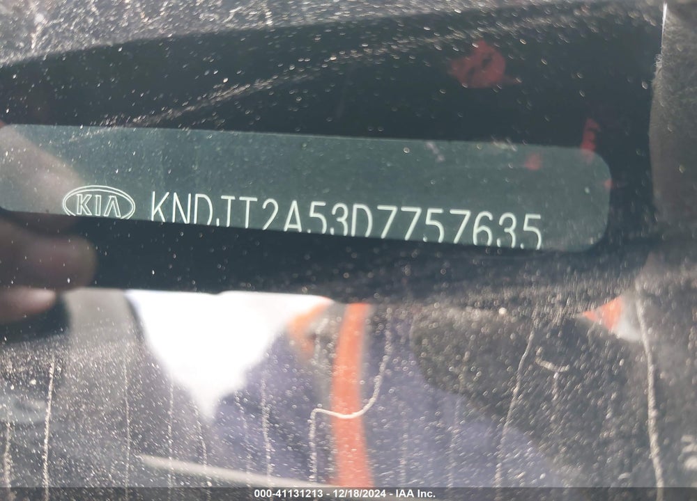 2013 KIA SOUL VIN: KNDJT2A53D7757635