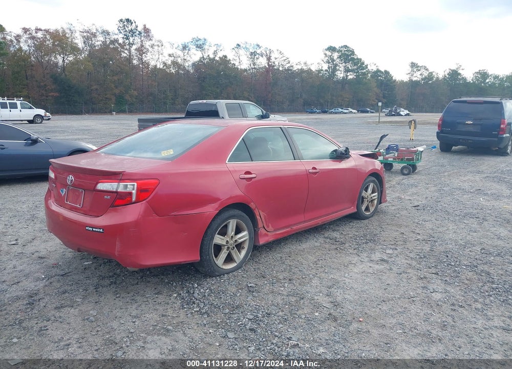 2013 TOYOTA CAMRY SE VIN: 4T1BF1FK6DU695231