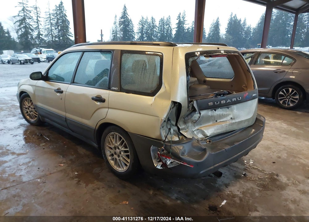 2003 SUBARU FORESTER X VIN: JF1SG63663G717754