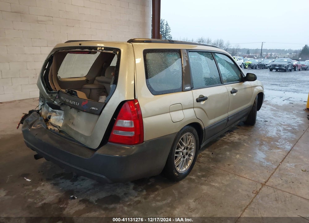 2003 SUBARU FORESTER X VIN: JF1SG63663G717754