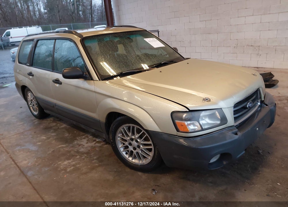 2003 SUBARU FORESTER X VIN: JF1SG63663G717754