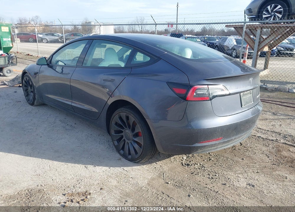 2023 TESLA MODEL 3 PERFORMANCE DUAL MOTOR ALL-WHEEL DRIVE VIN: 5YJ3E1EC8PF623000