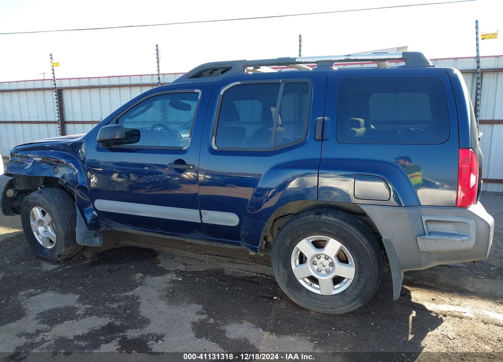 2006 NISSAN XTERRA S VIN: 5N1AN08U56C529475