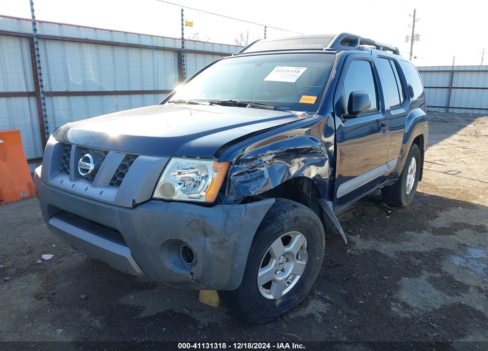 2006 NISSAN XTERRA S VIN: 5N1AN08U56C529475