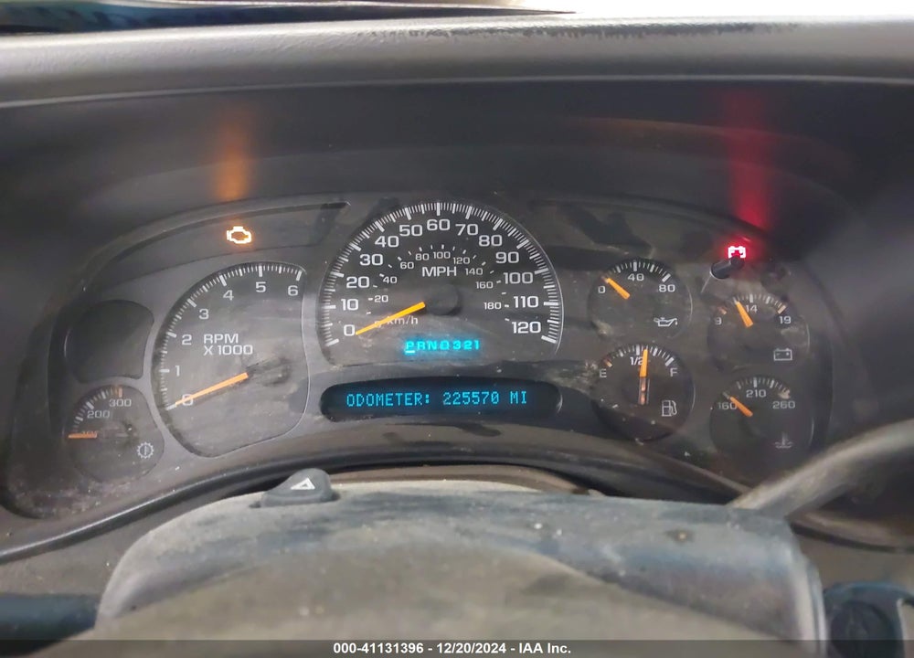 2003 CHEVROLET SILVERADO 1500HD LS VIN: 1GCGK13U63F222797