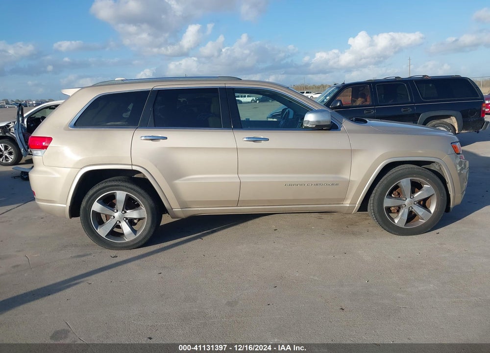 2014 JEEP GRAND CHEROKEE OVERLAND VIN: 1C4RJECG4EC464280