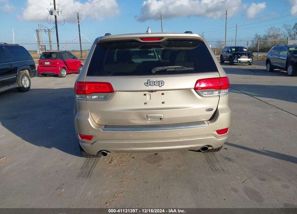 2014 JEEP GRAND CHEROKEE OVERLAND VIN: 1C4RJECG4EC464280