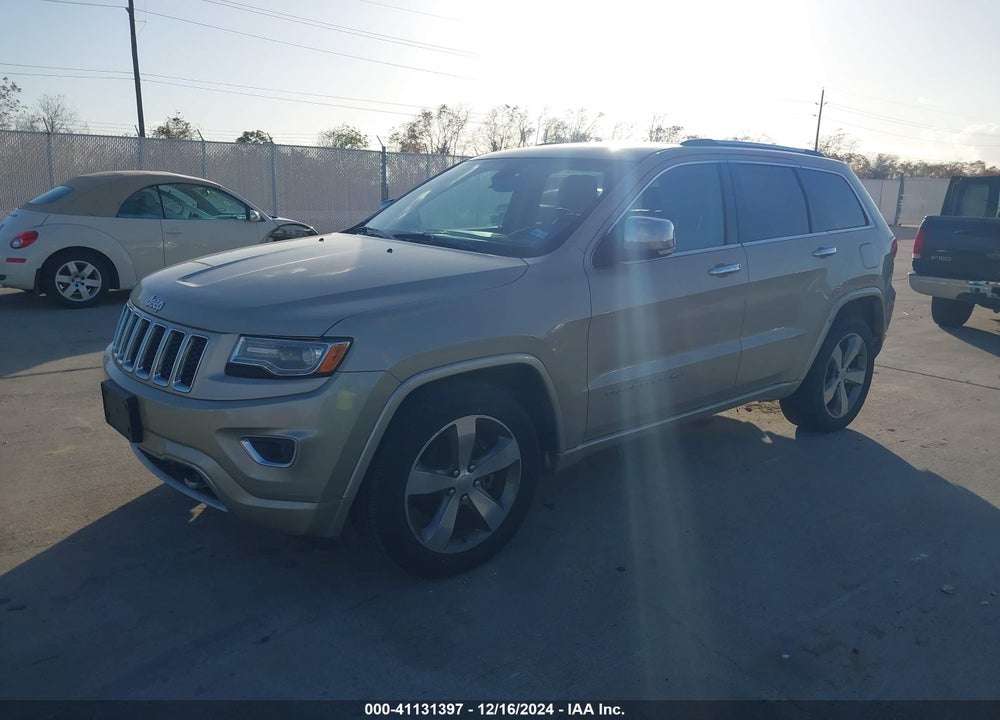 2014 JEEP GRAND CHEROKEE OVERLAND VIN: 1C4RJECG4EC464280