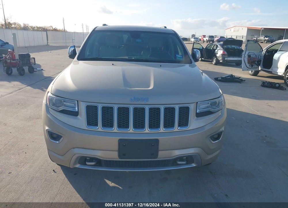 2014 JEEP GRAND CHEROKEE OVERLAND VIN: 1C4RJECG4EC464280