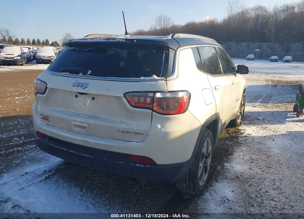 2018 JEEP COMPASS LIMITED 4X4 VIN: 3C4NJDCB8JT398232