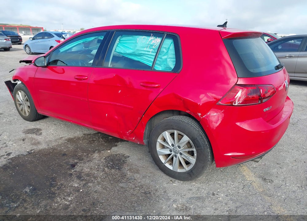 2017 VOLKSWAGEN GOLF VIN: 3VW217AUXHM030001