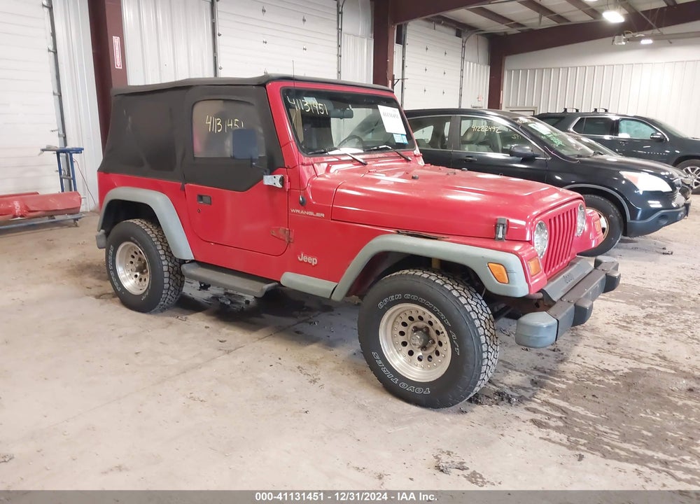 1999 JEEP WRANGLER SE VIN: 1J4FY29P3XP487026